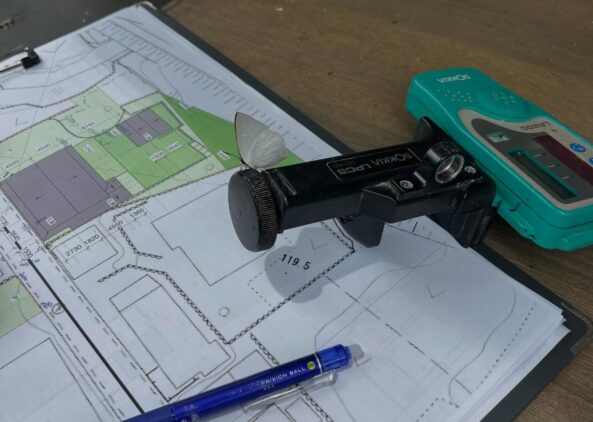 現地測量から模型製作